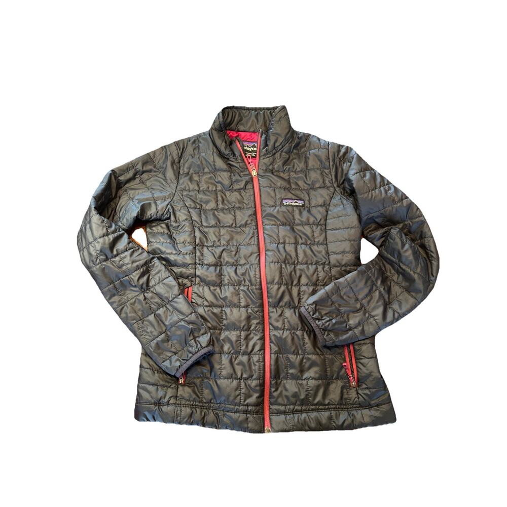 Patagonia Womens Nano Puff Prima Loft Jacket Size S Navy Lightweight Outdoors